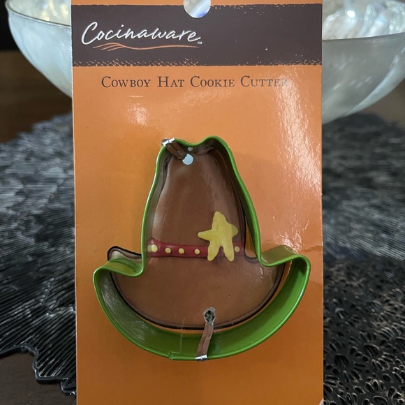NEW Cocinaware Cowboy Hat Cookie Cutter Shaped Metal - Picture 2 of 6